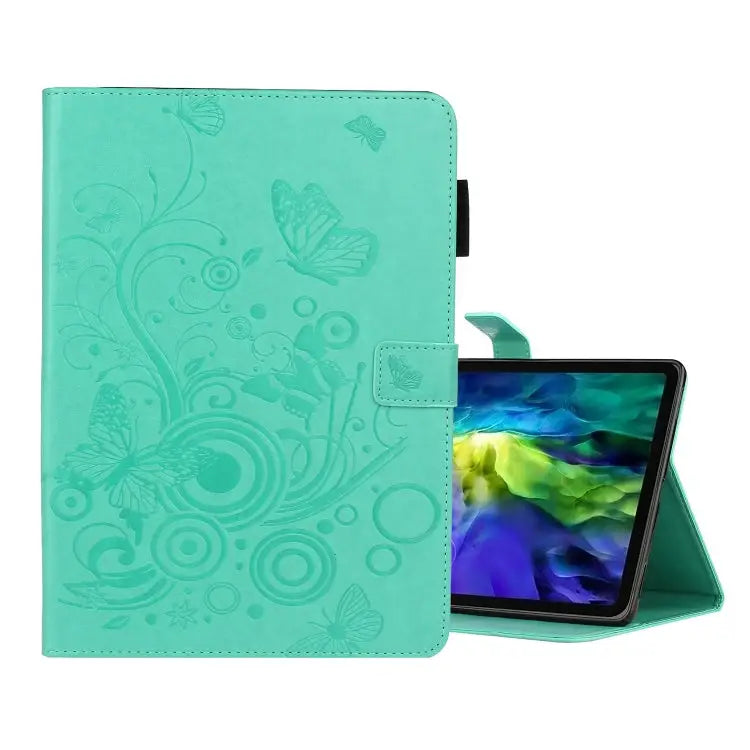 Butterflies Embossing Pattern Horizontal Flip Leather Case with Holder & Card Slot For iPad Pro 11 (2020) - For iPad