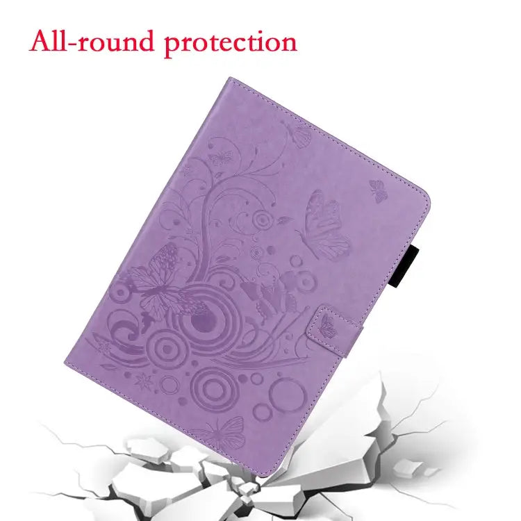 Butterflies Embossing Pattern Horizontal Flip Leather Case with Holder & Card Slot For iPad Pro 11 (2020) - Apple