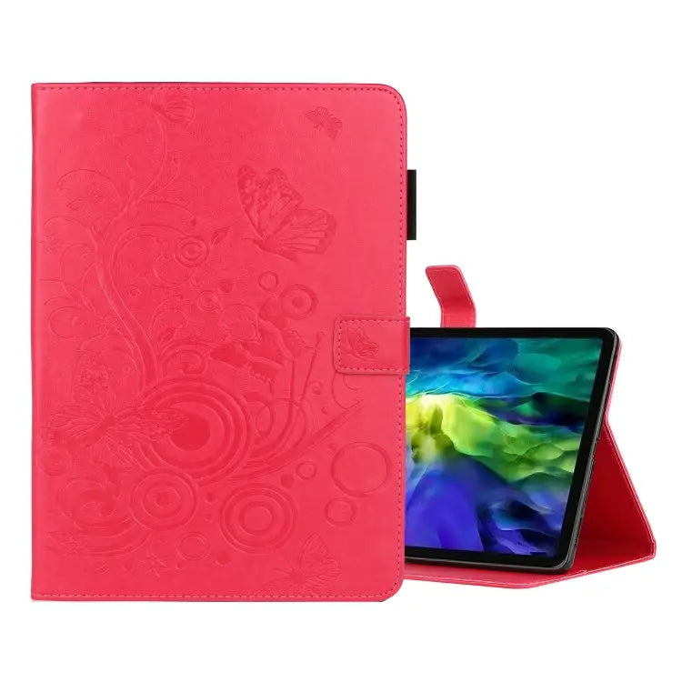 Butterflies Embossing Pattern Horizontal Flip Leather Case with Holder & Card Slot For iPad Pro 11 (2020) - For iPad