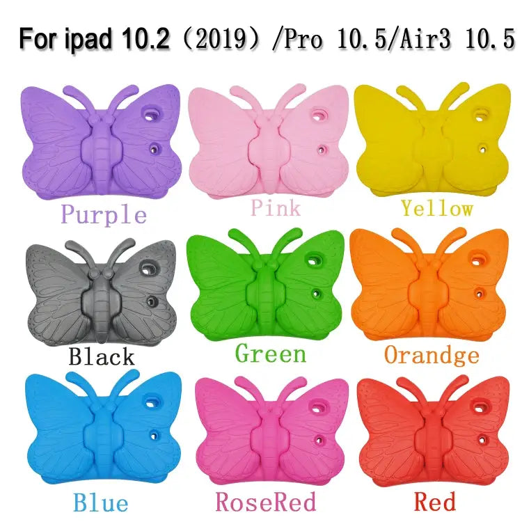 Butterfly Bracket Style EVA Children Falling Proof Flat Cover protective Shell/Case For iPad 10.2 2021 / 2020