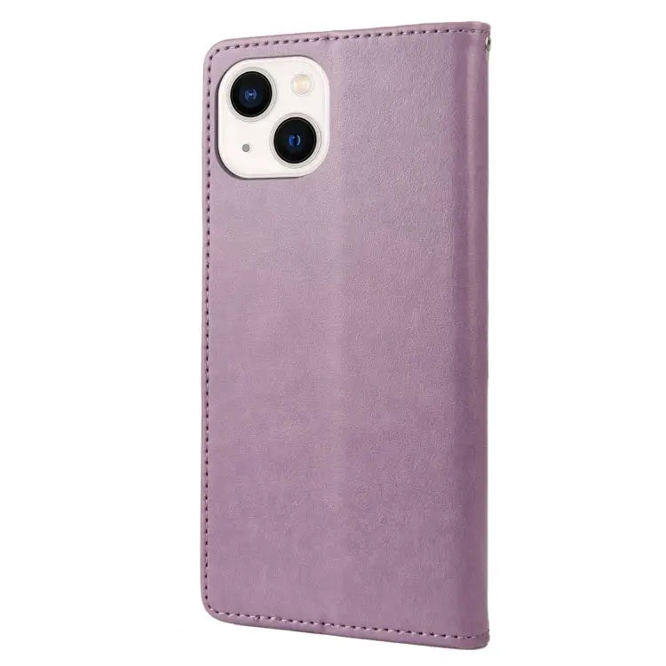 Butterfly Flower Pattern Flip Leather Phone Case For iPhone 14 For iPhone 14 Plus For iPhone 14 Pro - Apple Accessories