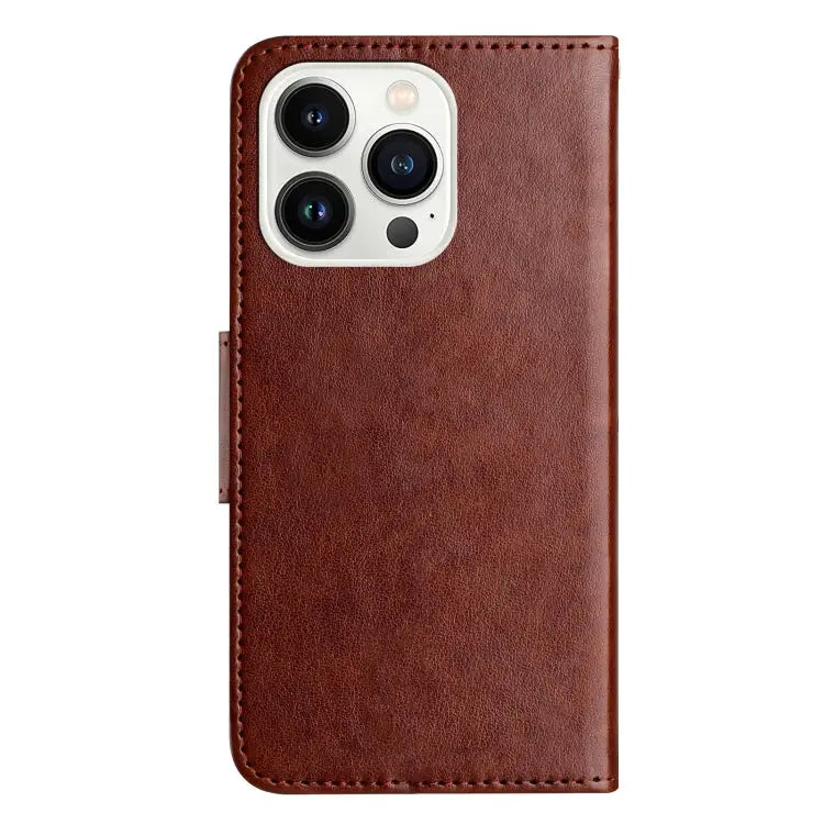 Butterfly Flower Pattern Flip Leather Phone Case For iPhone 15 Pro For iPhone 15 Plus For iPhone 15 - Apple Accessories