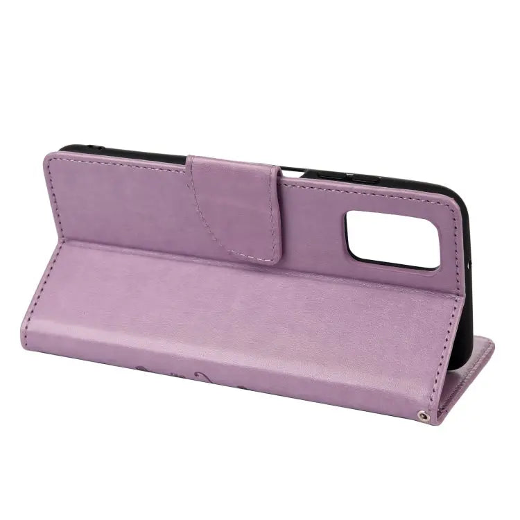 Butterfly Flower Pattern Horizontal Flip Leather Case with Holder & Card Slots & Wallet For Samsung Galaxy A03s 164mm
