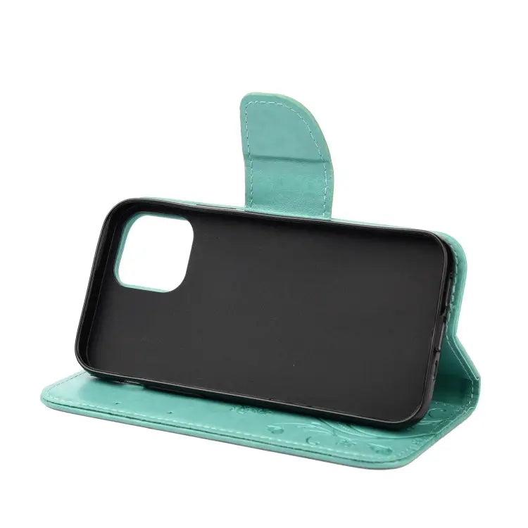 Butterfly Flower Pattern Horizontal Flip Leather Case with Holder & Card Slots & Wallet For iPhone 12 mini For iPhone