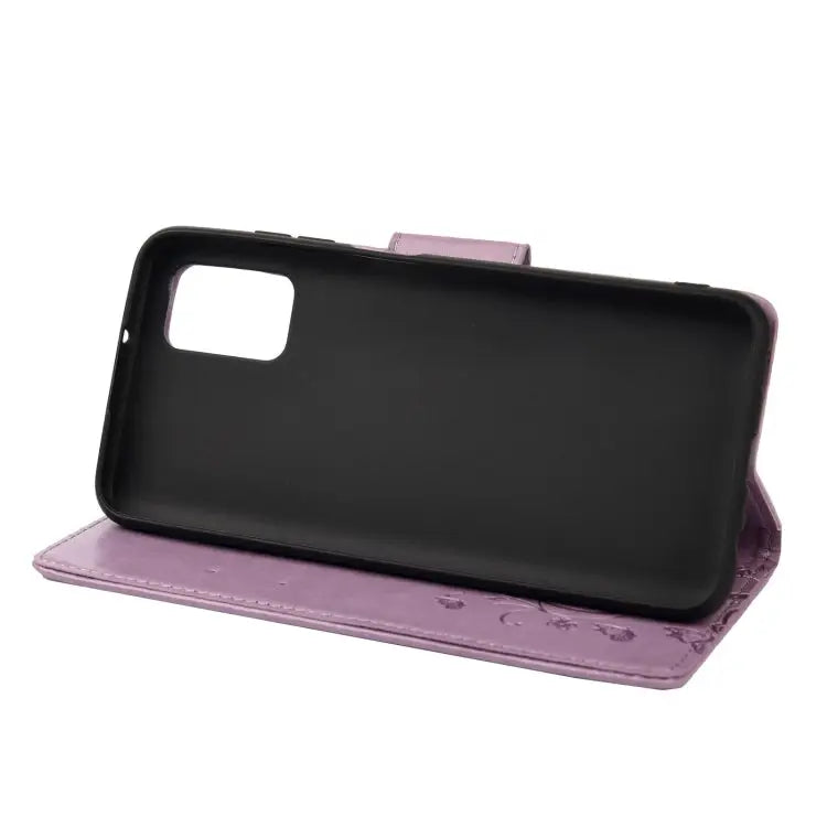 Butterfly Flower Pattern Horizontal Flip Leather Case with Holder & Card Slots & Wallet For Samsung Galaxy A03s 164mm