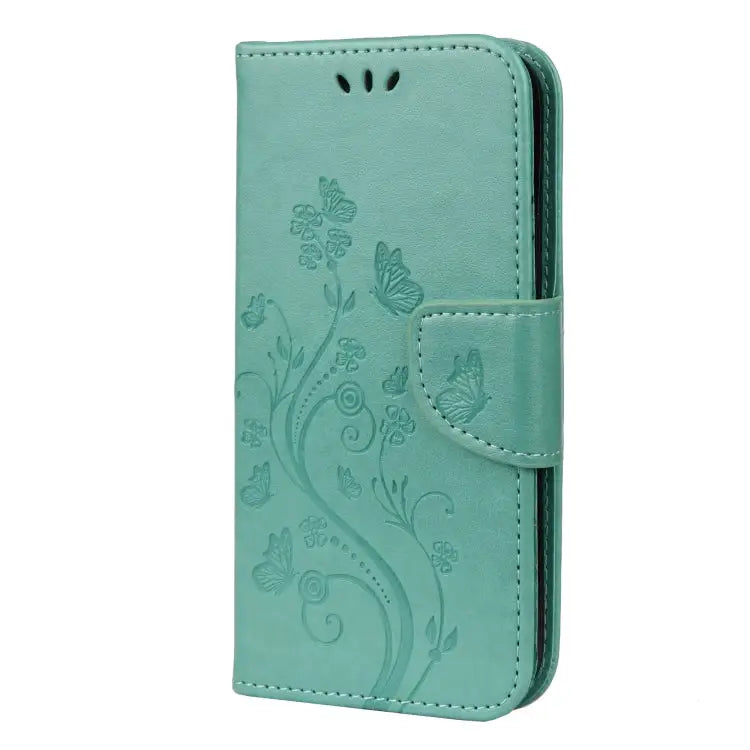 Butterfly Flower Pattern Horizontal Flip Leather Case with Holder & Card Slots & Wallet For iPhone 12 mini For iPhone