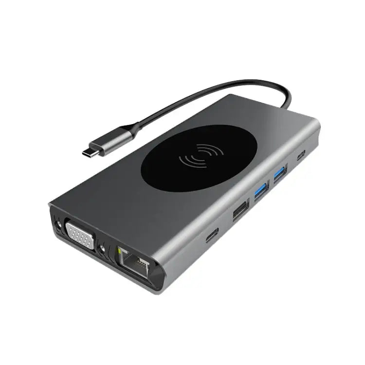 BX13V 13 In 1 Type-C Docking Station Wireless Charging Hub BX13V - BX13V