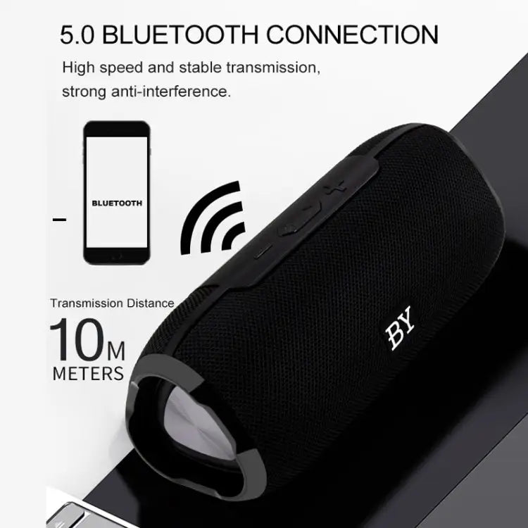 BY Portable Bluetooth Speaker Waterproof Wireless Loudspeaker 3D Stereo Music Surround Sound System Outdoor Speakers
