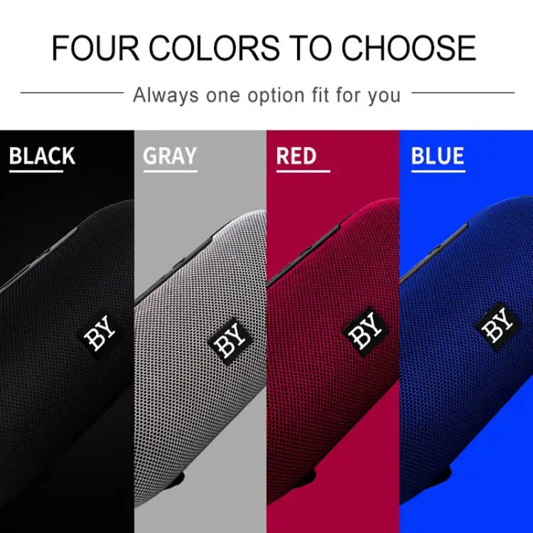 BY Portable Bluetooth Speaker Waterproof Wireless Loudspeaker 3D Stereo Music Surround Sound System Outdoor Speakers