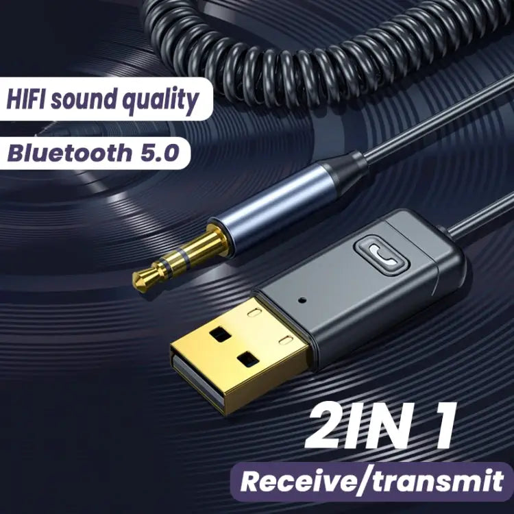 C11 2 In 1 Bluetooth 5.0 Aux Adapter Audio Receiver Transmitter - C11