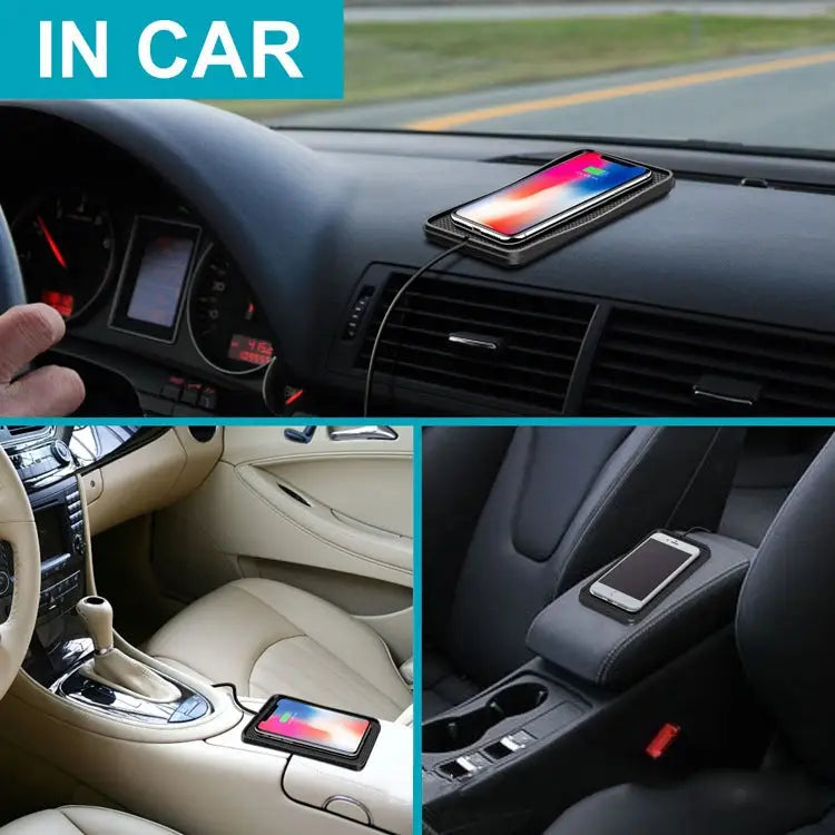 C3 QI Standard Vehicle Anti-skid Wireless Fast Charging Charger - C3
