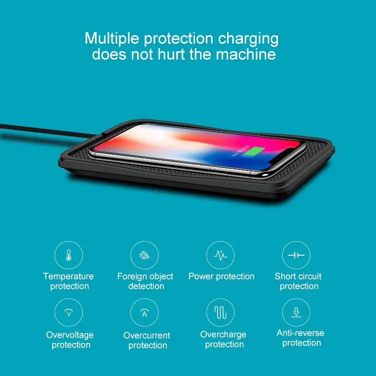 C3 QI Standard Vehicle Anti-skid Wireless Fast Charging Charger - C3