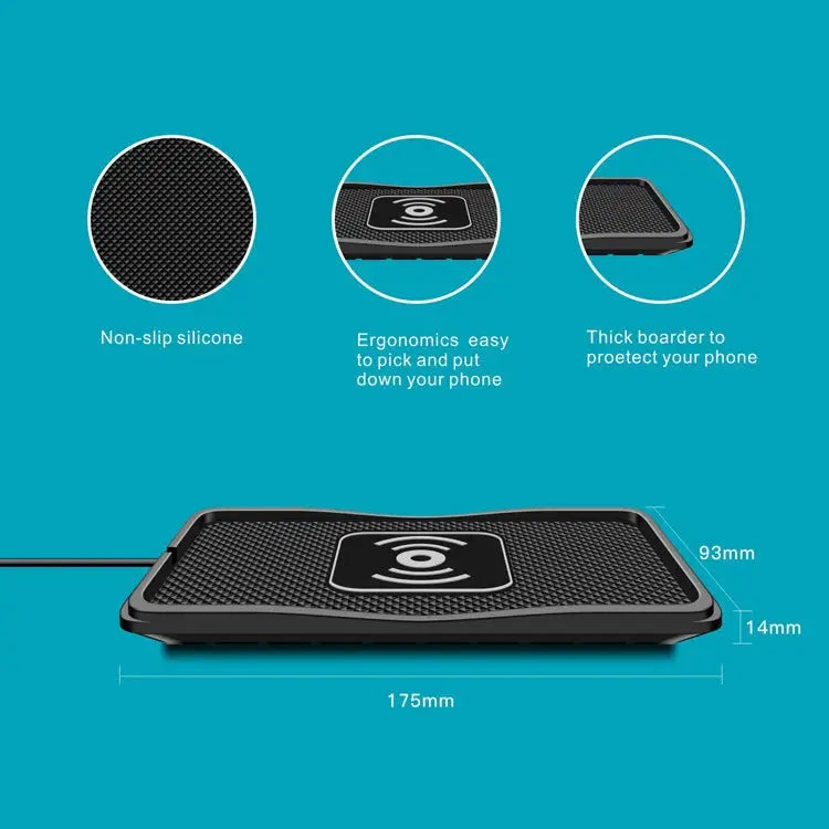 C3 QI Standard Vehicle Anti-skid Wireless Fast Charging Charger - C3