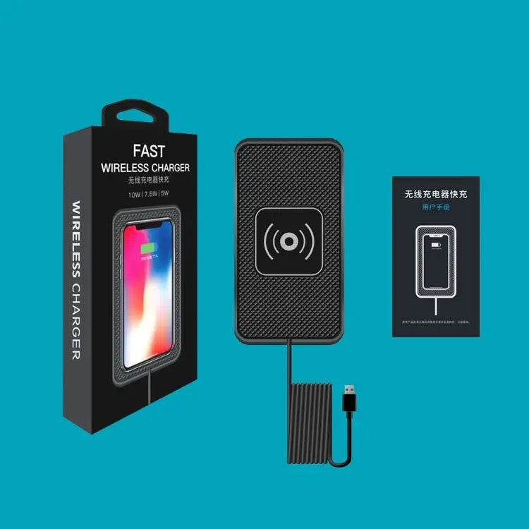 C3 QI Standard Vehicle Anti-skid Wireless Fast Charging Charger - C3