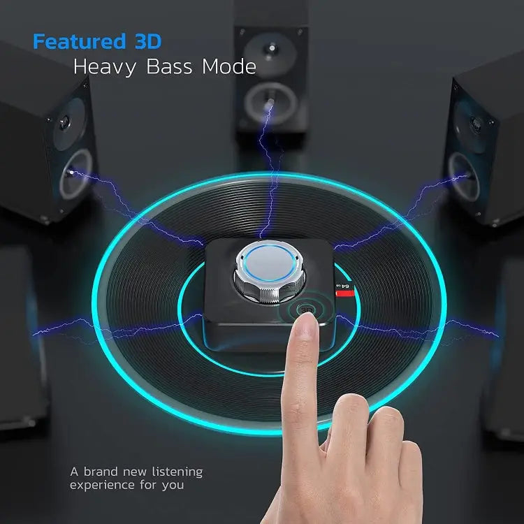 C39 Bluetooth 5.0 Receiver RCA to 3.5mm Wireless Audio Converter Supporrt TF Card C39 - C39