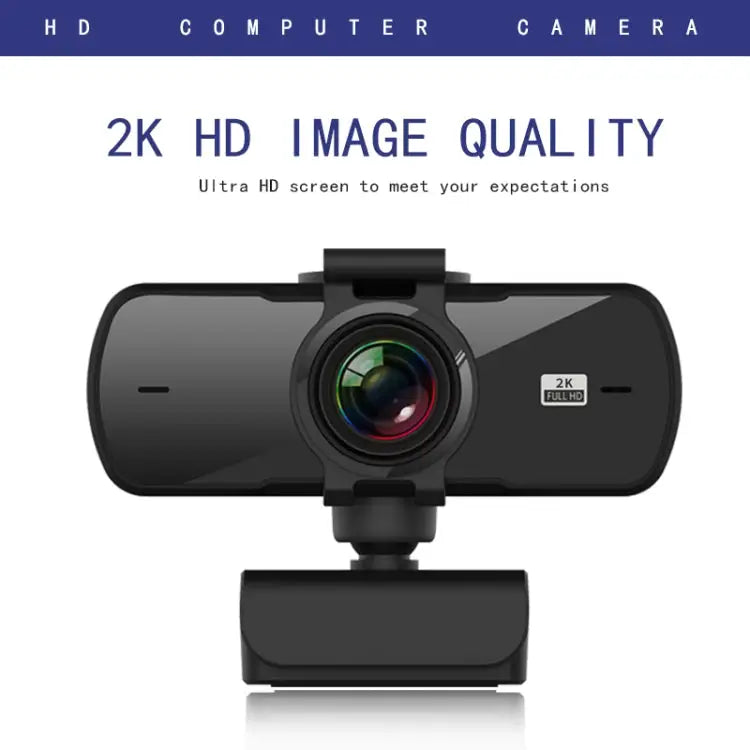 C5 4 Million Pixel Auto Focus 2K Full HD Webcam 360 Rotation USB Driver-free Live Broadcast WebCamera with Mic C5 - C5