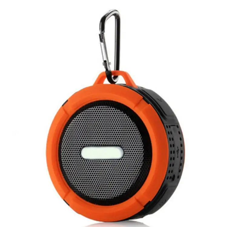 C6a Outdoor Chuck Wireless Bluetooth Car Speaker Suction Cup Speaker Support TF Card - Orange - Apple Accessories