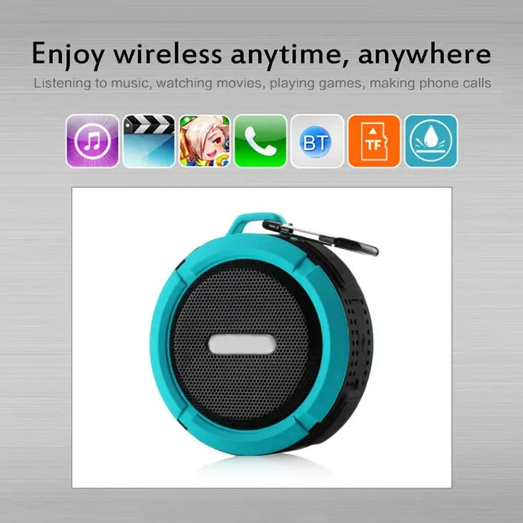 C6a Outdoor Chuck Wireless Bluetooth Car Speaker Suction Cup Speaker Support TF Card - Apple Accessories