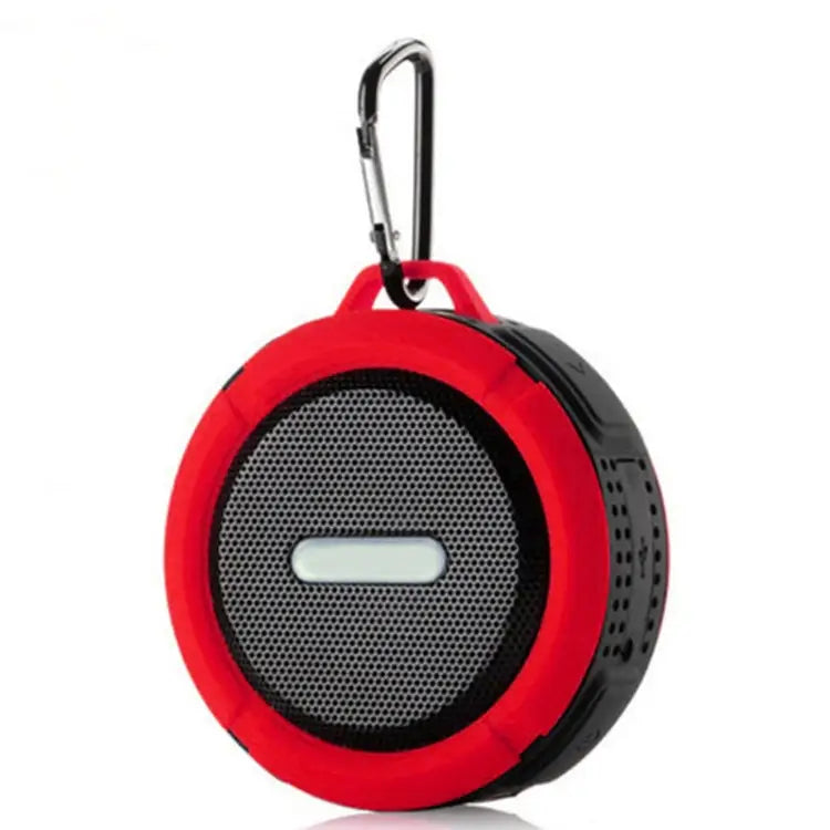 C6a Outdoor Chuck Wireless Bluetooth Car Speaker Suction Cup Speaker Support TF Card - Red - Apple Accessories