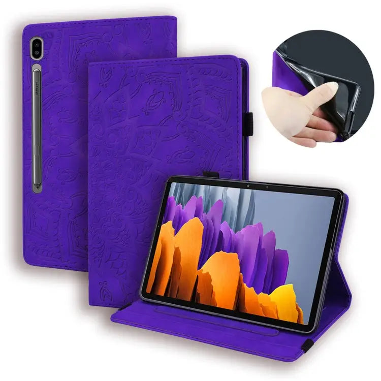 Calf Texture Embossed Horizontal Flip Leather Case with Holder & Card Slots & Photo Frame For iPad Air 11 2024 / Air