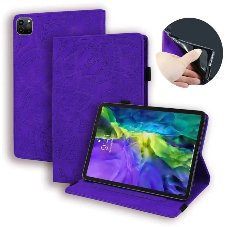 Calf Texture Embossed Horizontal Flip Leather Case with Holder & Card Slots & Photo Frame For iPad Air 11 2024 / Air