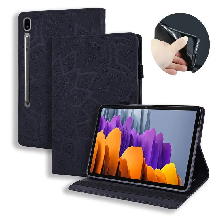 Calf Texture Embossed Horizontal Flip Leather Case with Holder & Card Slots & Photo Frame For iPad Air 11 2024 / Air