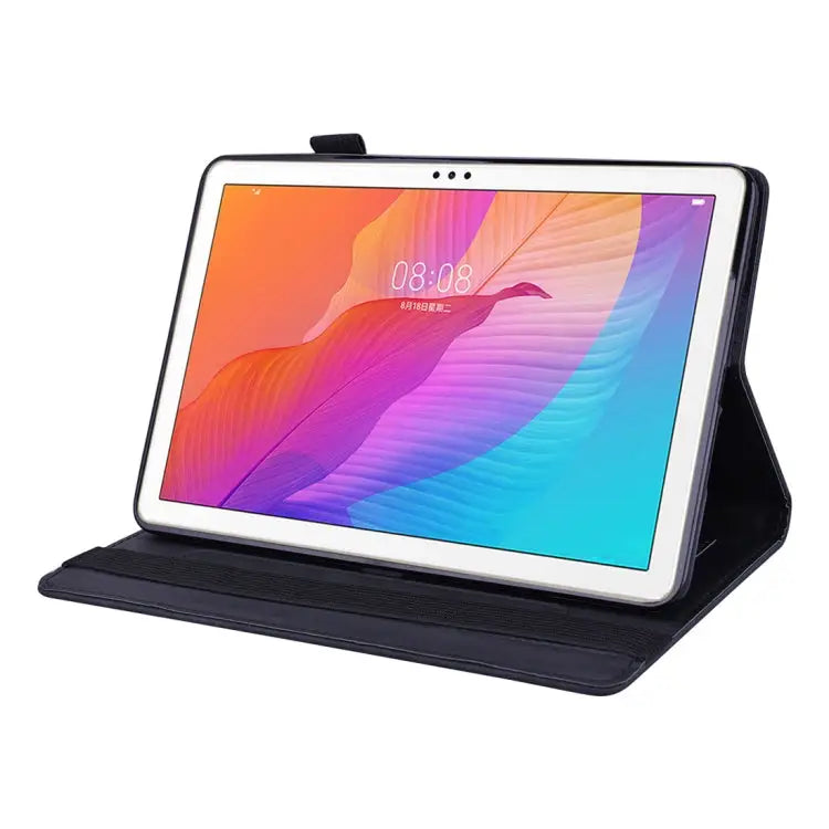 Calf Texture Embossed Horizontal Flip Leather Case with Holder & Card Slots & Photo Frame For Huawei Enjoy Tablet 2