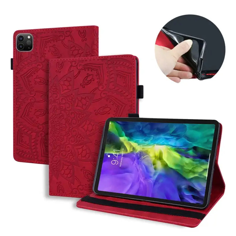 Calf Texture Embossed Horizontal Flip Leather Case with Holder & Card Slots & Photo Frame For iPad Air 11 2024 / Air