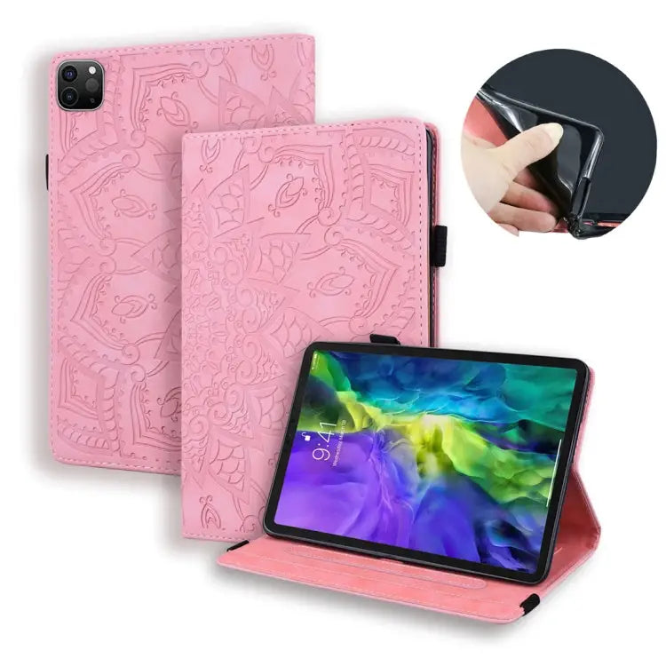 Calf Texture Embossed Horizontal Flip Leather Case with Holder & Card Slots & Photo Frame For iPad Air 11 2024 / Air
