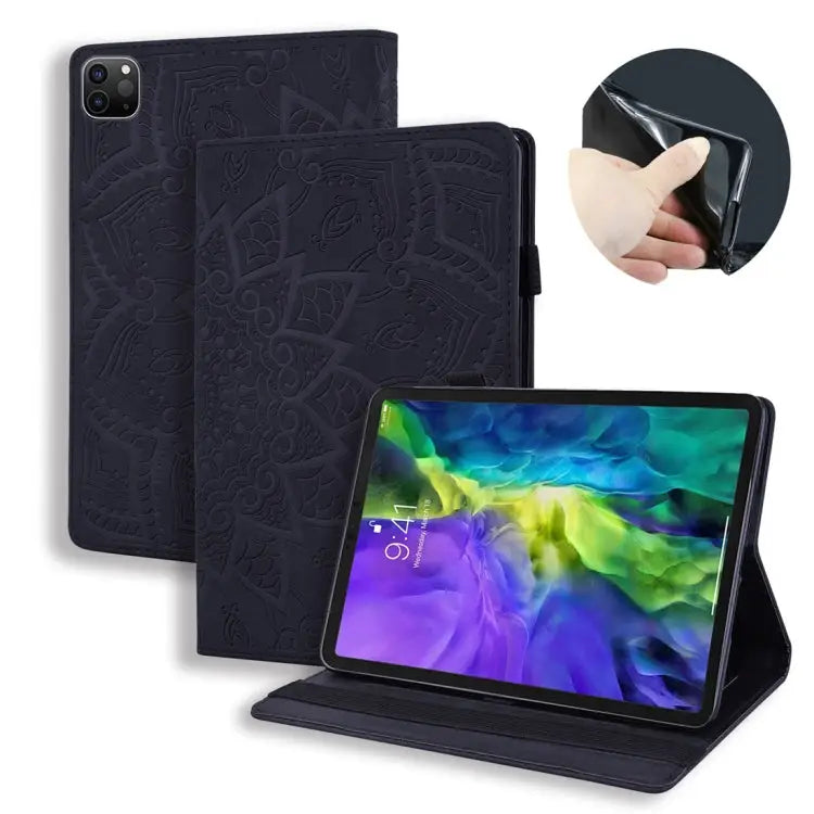 Calf Texture Embossed Horizontal Flip Leather Case with Holder & Card Slots & Photo Frame For iPad Air 11 2024 / Air