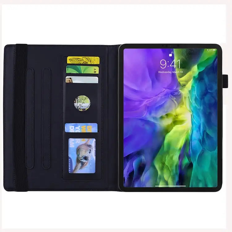 Calf Texture Embossed Horizontal Flip Leather Case with Holder & Card Slots & Photo Frame For iPad Air 11 2024 / Air