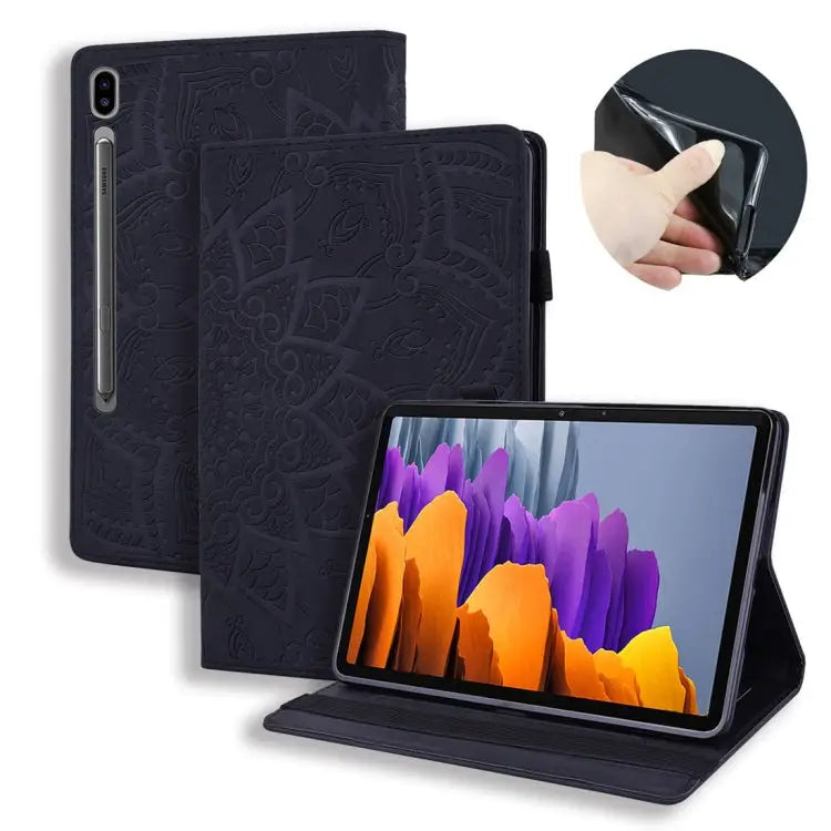 Calf Texture Embossed Horizontal Flip Leather Case with Holder & Card Slots & Photo Frame For iPad Air 11 2024 / Air