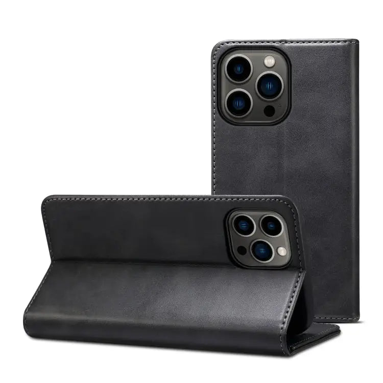 Calf Texture Horizontal Flip Leather Phone Case For iPhone 14 For iPhone 14 Plus For iPhone 14 Pro For iPhone 14 Pro