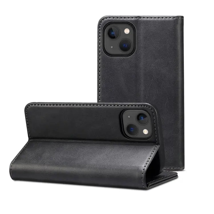 Calf Texture Horizontal Flip Leather Phone Case For iPhone 14 For iPhone 14 Plus For iPhone 14 Pro For iPhone 14 Pro