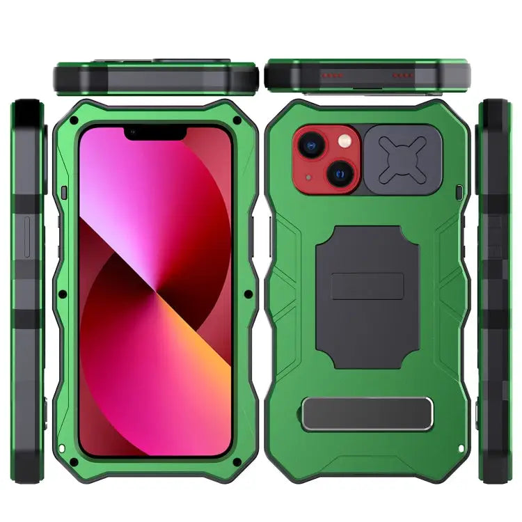 Camshield Shockproof Waterproof Dustproof Metal Case with Holder - Apple Accessories