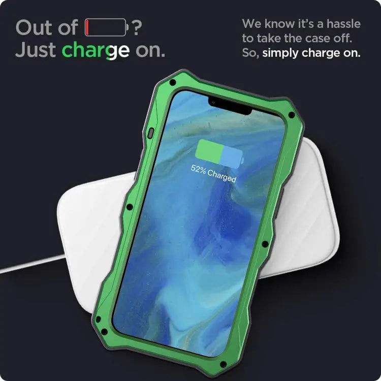 Camshield Shockproof Waterproof Dustproof Metal Case with Holder - Apple Accessories