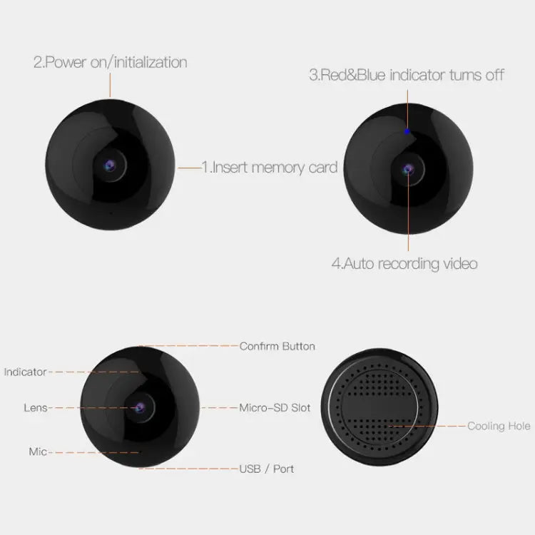 CAMSOY C2 Intelligent Bluetooth Monitor HD Night Vision WIFI Remote Monitor Camera CAMSOY - CAMSOY