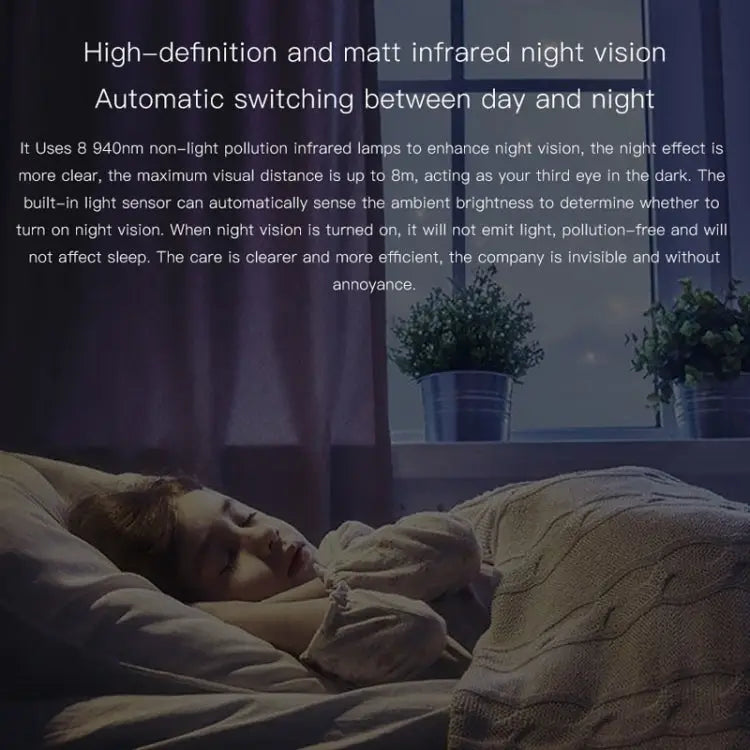 CAMSOY S1 HD 1280 x 720P 140 Degree Wide Angle Wireless WiFi Intelligent Surveillance Camera S1 - S1