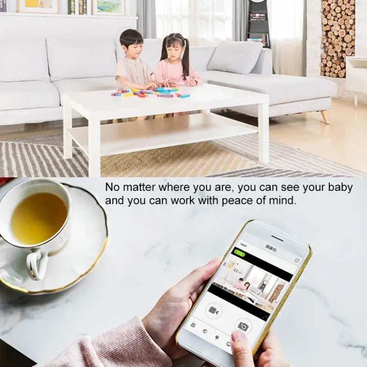 CAMSOY S8 HD 1280 x 720P 140 Degree Wide Angle Wireless WiFi Intelligent Surveillance Camera Support Photosensitive