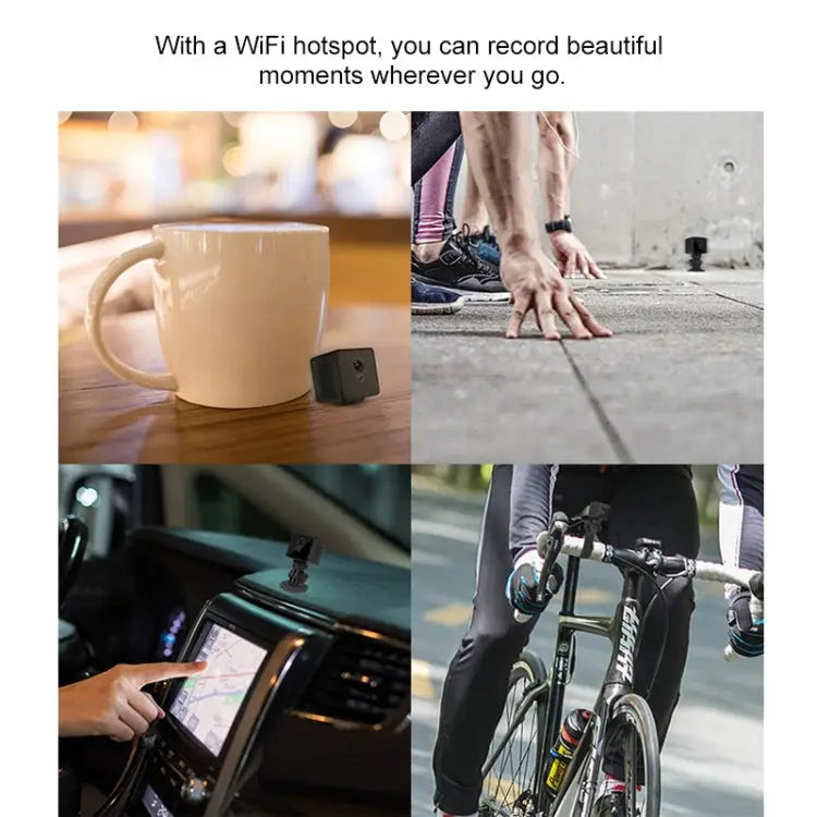 CAMSOY S8 HD 1280 x 720P 140 Degree Wide Angle Wireless WiFi Intelligent Surveillance Camera Support Photosensitive