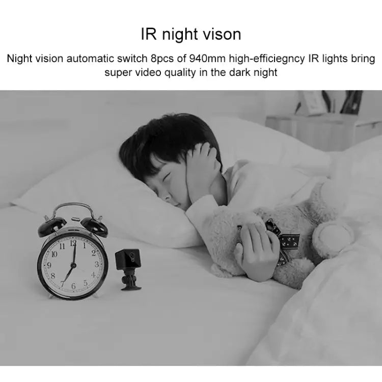 CAMSOY S8 HD 1280 x 720P 140 Degree Wide Angle Wireless WiFi Intelligent Surveillance Camera Support Photosensitive
