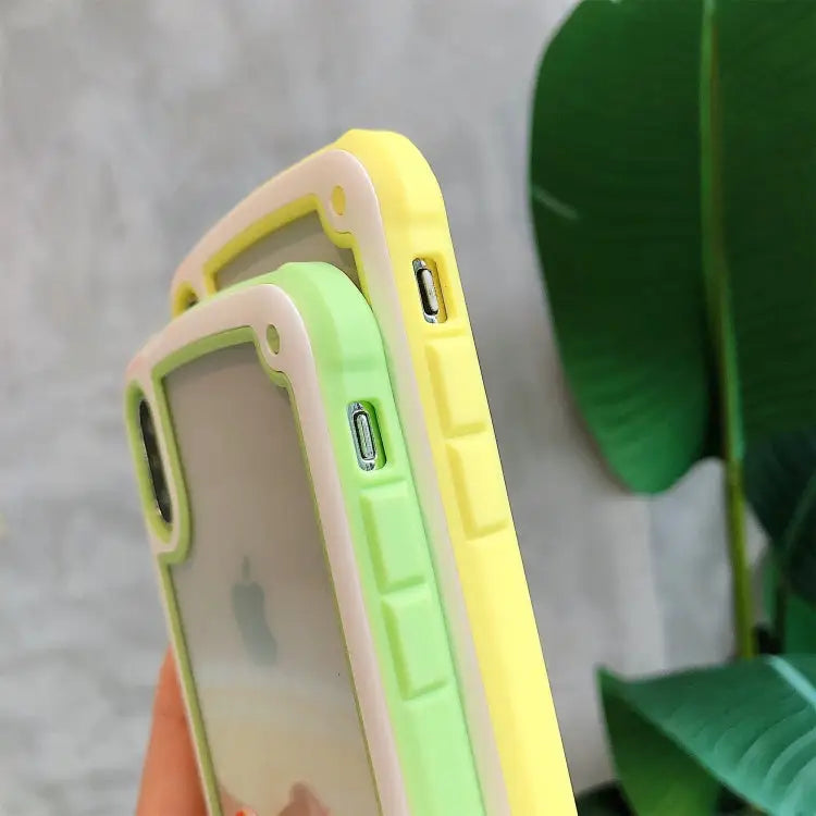 Candy-Colored TPU Transparent Shockproof Case For iPhone X / XS For iPhone XR For iPhone XS Max - For iPhone XR