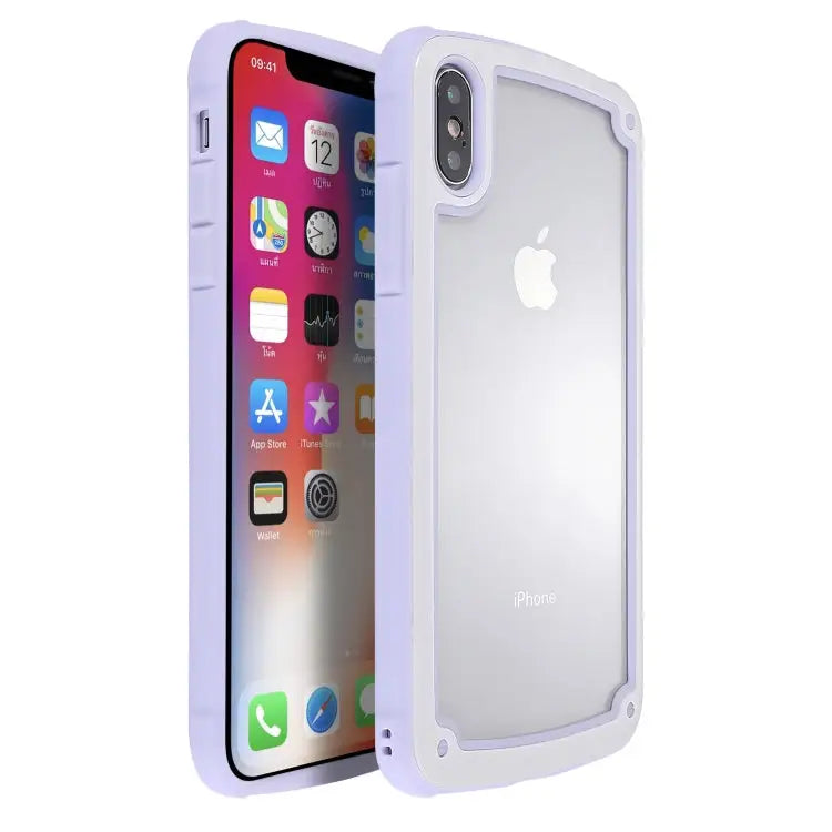 Candy-Colored TPU Transparent Shockproof Case For iPhone X / XS For iPhone XR For iPhone XS Max - For iPhone XR