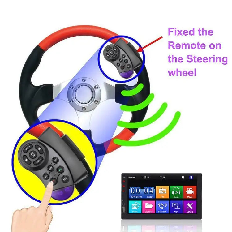 Car 11 Key Multimedia Steering Wheel Remote Controller 11 Key - 11 Key