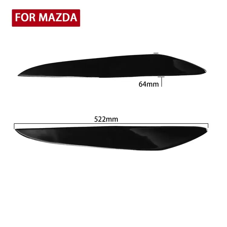 Car ABS Light Eyebrow For Mazda 3 2010-2013 For Mazda 3 2010-2013 - For Mazda 3 2010-2013