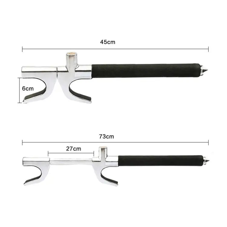 Car Adjustable Telescopic U Shape Steering Wheel Lock Anti-theft Cipher Lock with Safety Hammer with Safety Hammer
