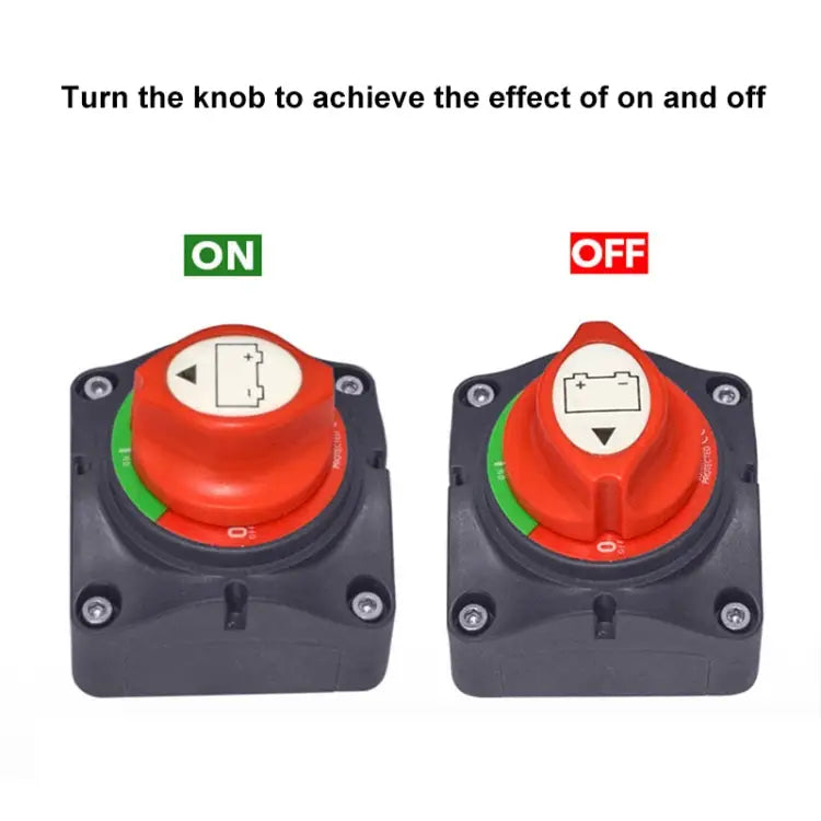 Car Auto RV Marine Boat Battery Selector Isolator Disconnect Rotary Switch Cut A701-G - A701-G