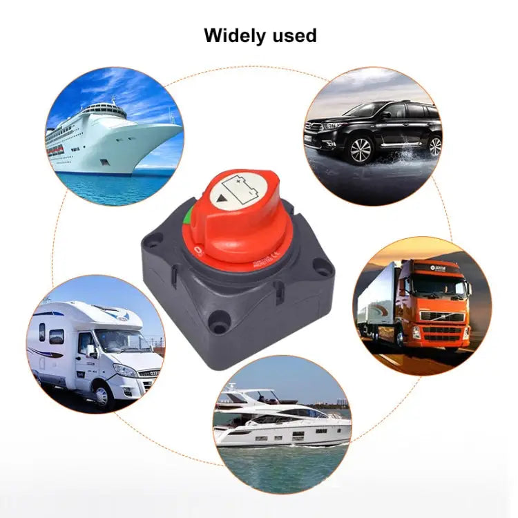 Car Auto RV Marine Boat Battery Selector Isolator Disconnect Rotary Switch Cut A701-G - A701-G