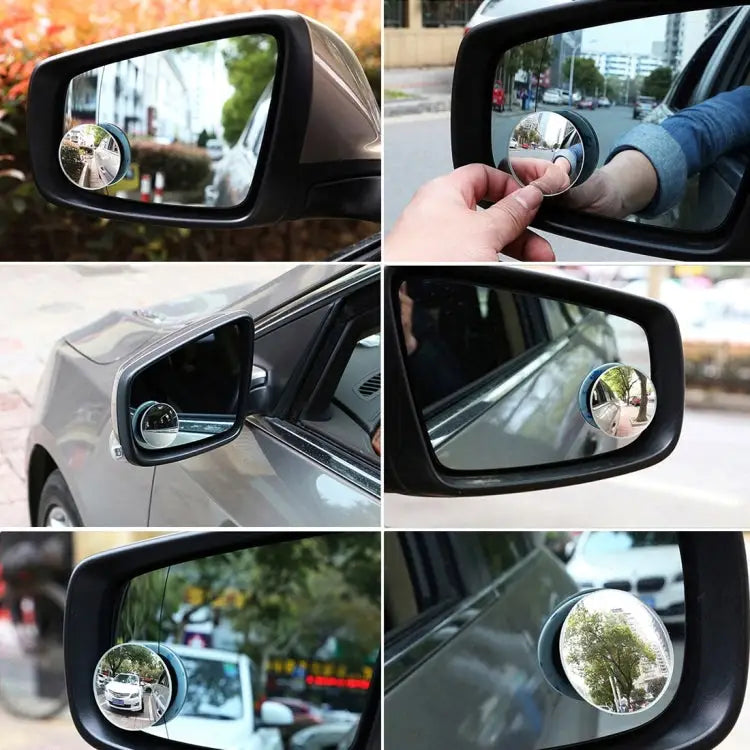 Car Blind Spot Rear View Wide Angle Mirror Diameter: 5.3cm 5.3cm Rear View Wide Angle Mirror - 5.3cm Rear View Wide