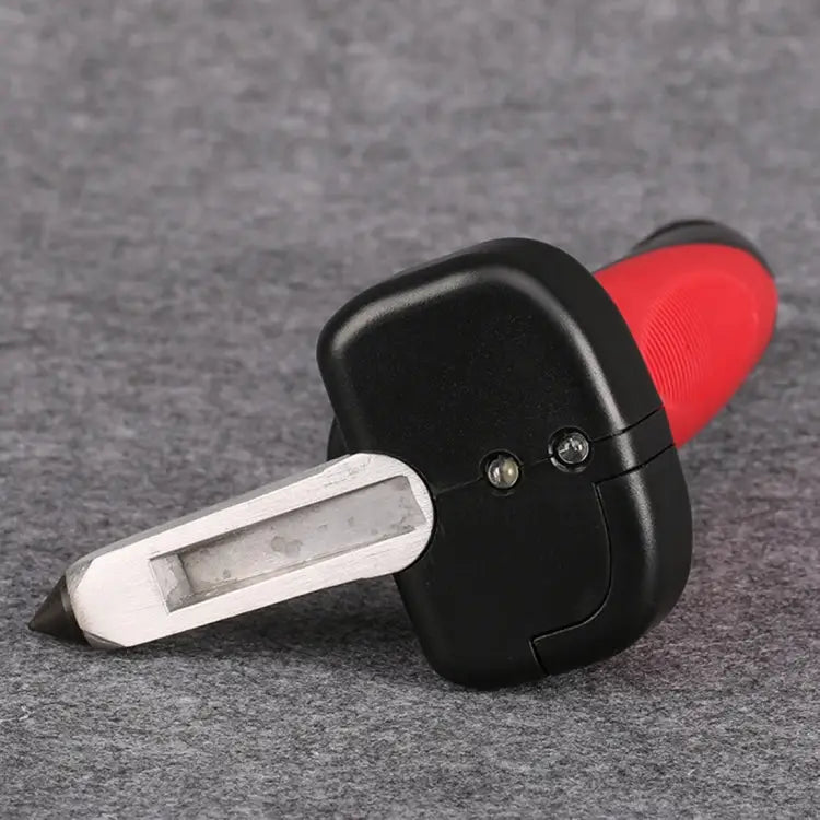 Car Cane Handle Portable Mobility Aid Flashlight Belt Cutter Glass Breaker Emergency Escape Tools - 566